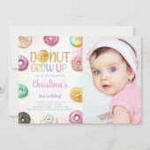 カスタマイズ可能な甘いパーティの招待状 子供へ 招待状 (正面)