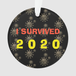 カスタマイズ可能な生き延びI 20xxコロナウイルスリピート オーナメント