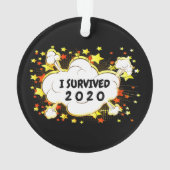 カスタマイズ可能な生き延びI 20xx爆発 オーナメント (裏面)