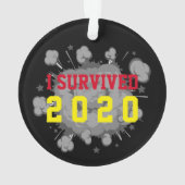 カスタマイズ可能な生き延びI 20xx爆破（暗） オーナメント (裏面)