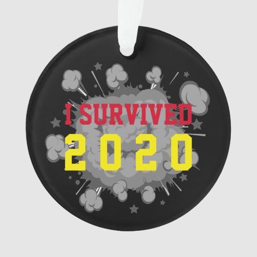 カスタマイズ可能な生き延びI 20xx爆破（暗） オーナメント (正面)