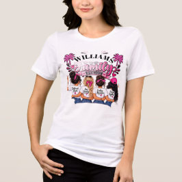 カスタマイズ可能な生命の樹 家族の再会Tシャツ 編集可能 トライブレンドＴシャツ