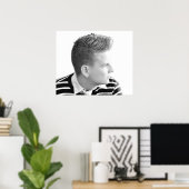 カスタマイズ可能な男性のサロンポスター ポスター (ホームオフィス)