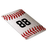 カスタマイズ可能な番号を持つ野球 マグネット (右側)