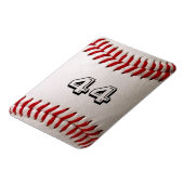 カスタマイズ可能な番号を持つ野球 マグネット (左側)