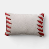 カスタマイズ可能な番号を持つ野球 ランバークッション (裏面)