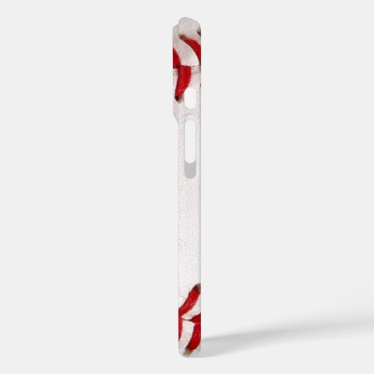 カスタマイズ可能な番号を持つ野球 Case-Mate iPhoneケース (裏面 / 左)