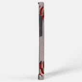 カスタマイズ可能な番号を持つ野球 SAMSUNG GALAXYケース (右側面)