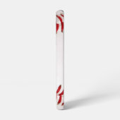 カスタマイズ可能な番号を持つ野球 SAMSUNG GALAXYケース (左側面)