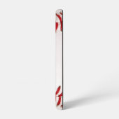 カスタマイズ可能な番号を持つ野球 SAMSUNG GALAXYケース (左側面)