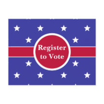 カスタマイズ可能な登録でははがきに投票