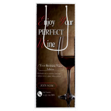 カスタマイズ可能な白と黒のエレガントなミニマルワイン