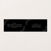 カスタマイズ可能な白折り名刺 名刺 (内部フラット)