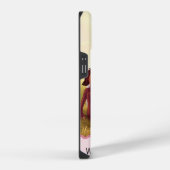 カスタマイズ可能な白馬とフォアール iPhoneケース (右側面)