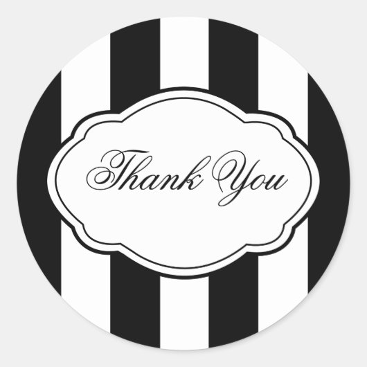 カスタマイズ可能な白黒ステッカーラベル ラウンドシール (正面)