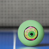カスタマイズ可能な眼球とキャンディ「トリックまたは治療」 卓球ボール (ネット)