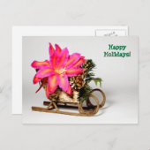 カスタマイズ可能な着生クリスマスポストカード シーズンポストカード (正面/裏面)