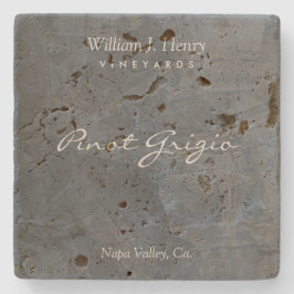 カスタマイズ可能な石板トラバースワインコースター ストーンコースター