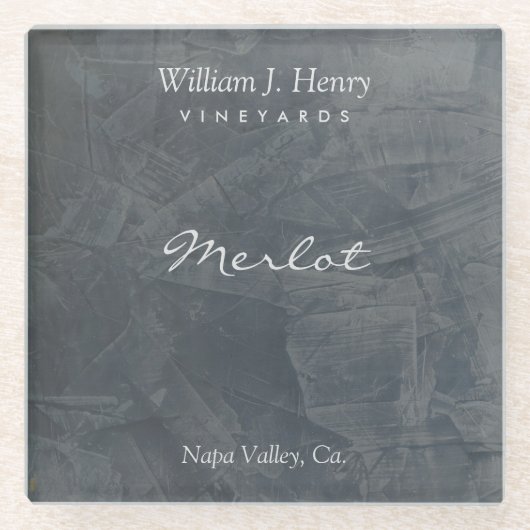 カスタマイズ可能な石板トラバーチンワインコースター ガラスコースター (正面)