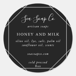 カスタマイズ可能な石鹸ステッカー ラウンドシール