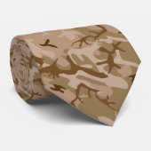 カスタマイズ可能な砂漠の迷彩柄 ネクタイ (ロール)