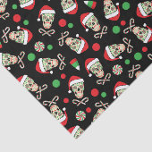 カスタマイズ可能な砂糖のスカルサンタ 薄葉紙 (詳細)