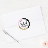 カスタマイズ可能な砂糖スクラブラベル ラウンドシール (封筒)