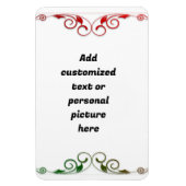 カスタマイズ可能な磁石 マグネット (縦)