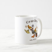 カスタマイズ可能な祖母の日付 – 初めて祖母のCof コーヒーマグカップ (正面右)