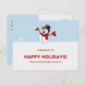 カスタマイズ可能な祝日はがき ポストカード (正面/裏面)