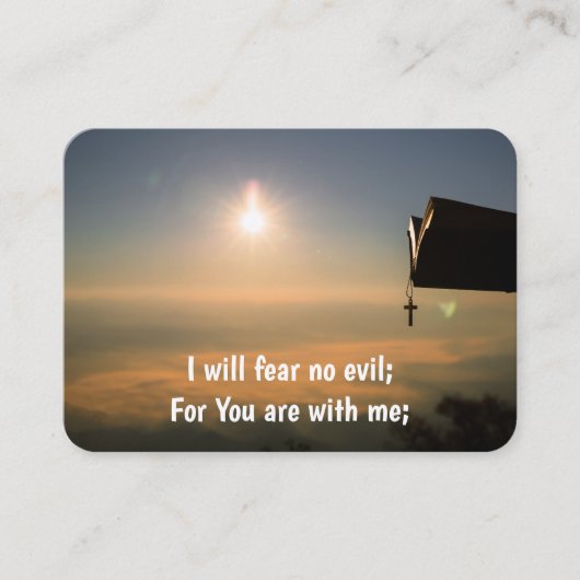 カスタマイズ可能な福音伝道招待状救い 名刺 (正面)