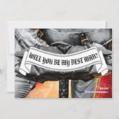 カスタマイズ可能な私の花婿介添人騎士か 招待状 (正面)