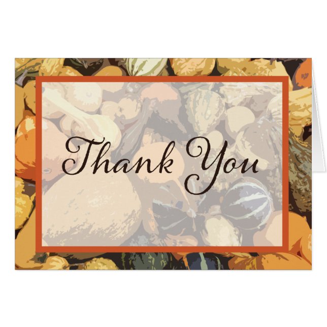 カスタマイズ可能な秋のひょうたんは感謝していしています (正面横)