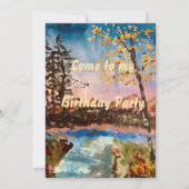 カスタマイズ可能な秋のパーティー招待状 招待状 (正面)