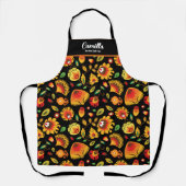 カスタマイズ可能な秋の民俗学 エプロン (正面)