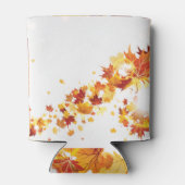 カスタマイズ可能な秋の葉 缶クーラー (裏面)