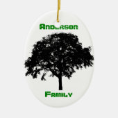 カスタマイズ可能な秘蔵された家宝- セラミックオーナメント (正面)