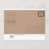 カスタマイズ可能な移動はがき 案内ポストカード (裏面)