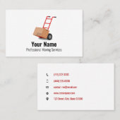 カスタマイズ可能な移動サービスカート 名刺 (正面/裏面)