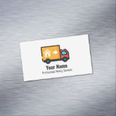 カスタマイズ可能な移動サービストラック マグネット名刺 (インサイチュ)