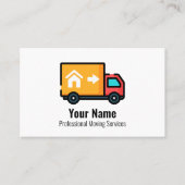 カスタマイズ可能な移動サービストラック 名刺 (正面)