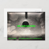 カスタマイズ可能な移動、名前、アドレス、写真 ポストカード (正面/裏面)