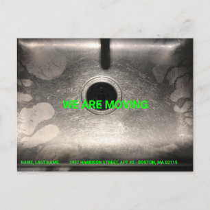 カスタマイズ可能な移動、名前、アドレス、写真 ポストカード