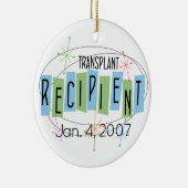 カスタマイズ可能な移植の受け手とカスタム写真 セラミックオーナメント (右)