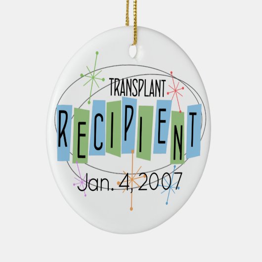 カスタマイズ可能な移植の受け手とカスタム写真 セラミックオーナメント (右)
