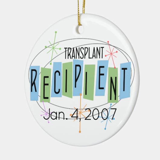 カスタマイズ可能な移植の受け手とカスタム写真 セラミックオーナメント (左)