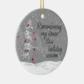 カスタマイズ可能な移植先クリスマスセラミ セラミックオーナメント (右)