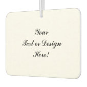 カスタマイズ可能な空気清浄機 – テキストまたはデザインの追加 カーエアーフレッシュナー (左)