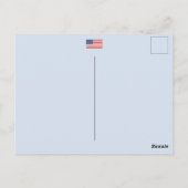 カスタマイズ可能な米国の権利書/第1回10回の修正 ポストカード (裏面)