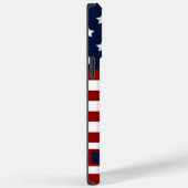 カスタマイズ可能な米国国旗の赤い青 Case-Mate iPhoneケース (裏面 / 右)